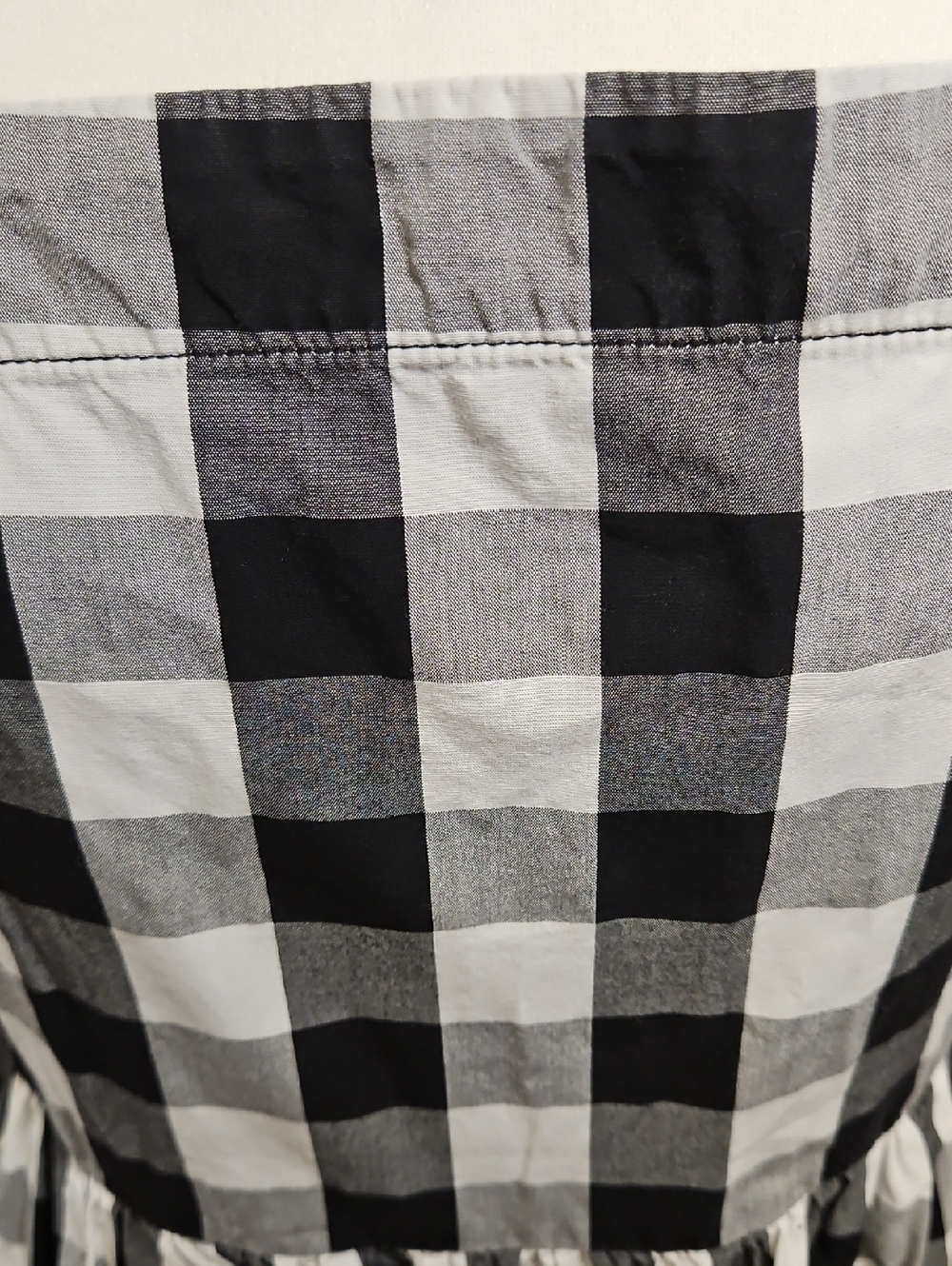 Kate Spade New York Broome Street Gingham Dress 100% Cotton Size 6 - Picture 4 of 13